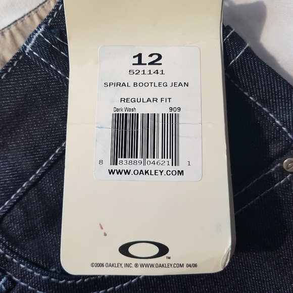 Oakley Spiral Bootleg Blue Jeans - Picture 11 of 12